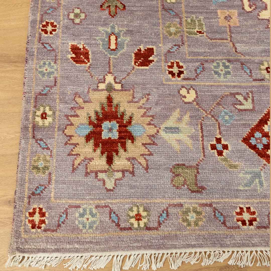Luxurious Hand-Knotted Oushak Rug: Comfort Meets Style | Order Rug Online